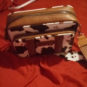 Wrangler Brown and Black Crossbody Bag